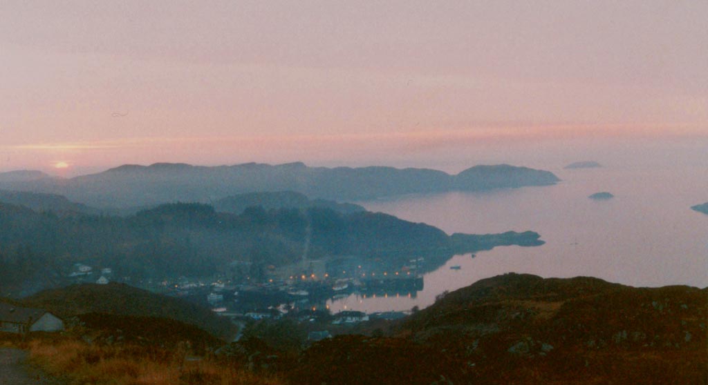 Lochinver bay sunset
